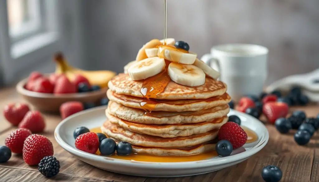 Banana Protein Pancakes