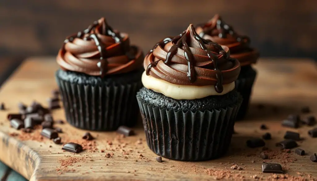 Black Bottom Cupcakes