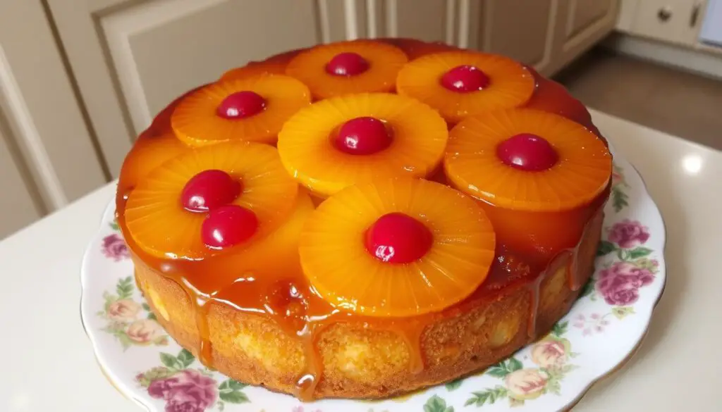 Pineapple upside down cake