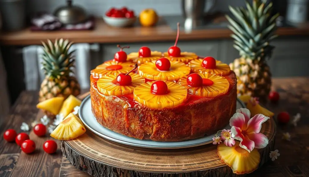 Pineapple upside-down cake