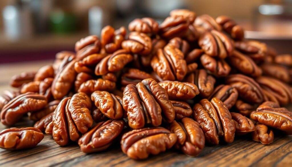 Toasted pecans for German Chocolate Cupcakes