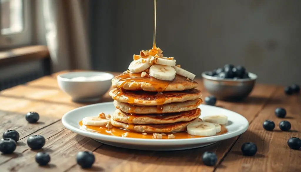 banana protein pancakes