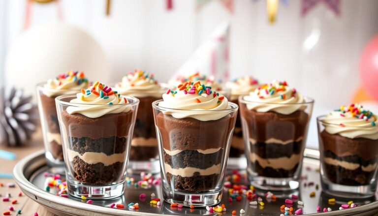 chocolate cake shots