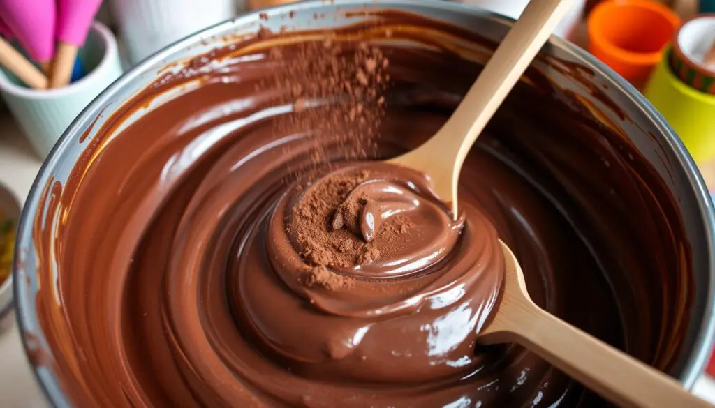 chocolate cupcake batter