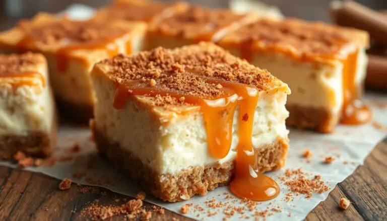 churro cheesecake bars