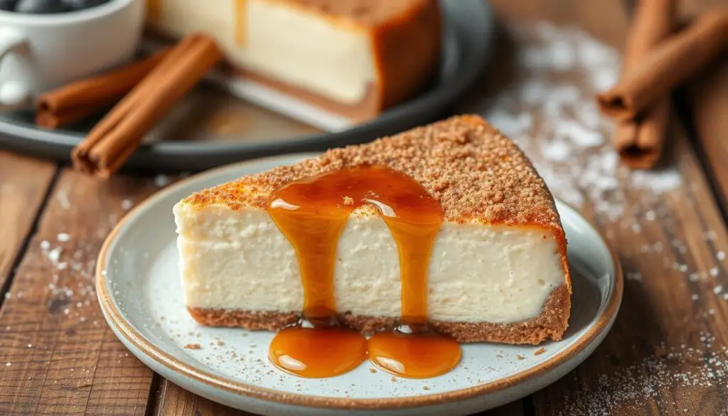 cinnamon churro cheesecake