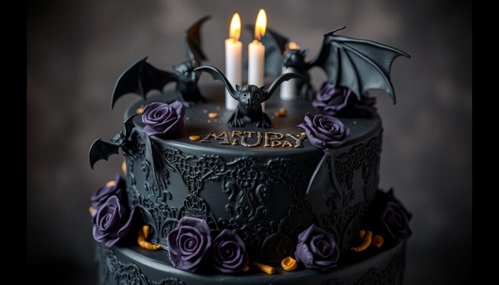 gothic bat cake ideas