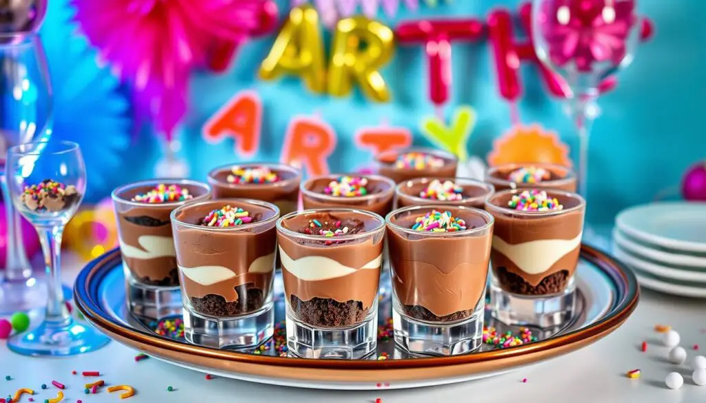 how to enjoy chocolate cake shots