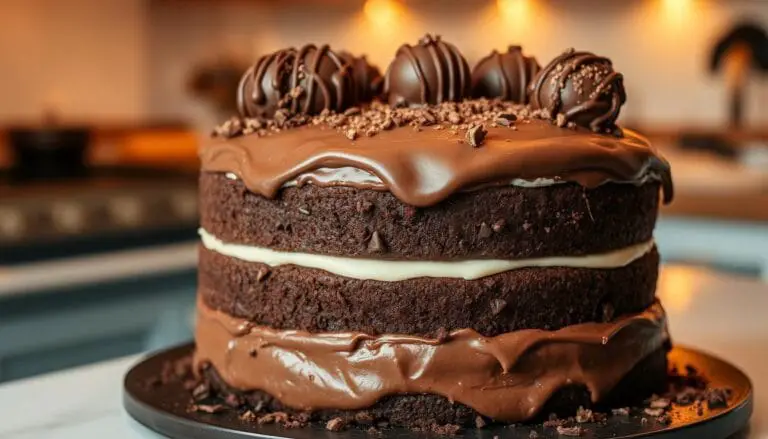 Triple chocolate cake