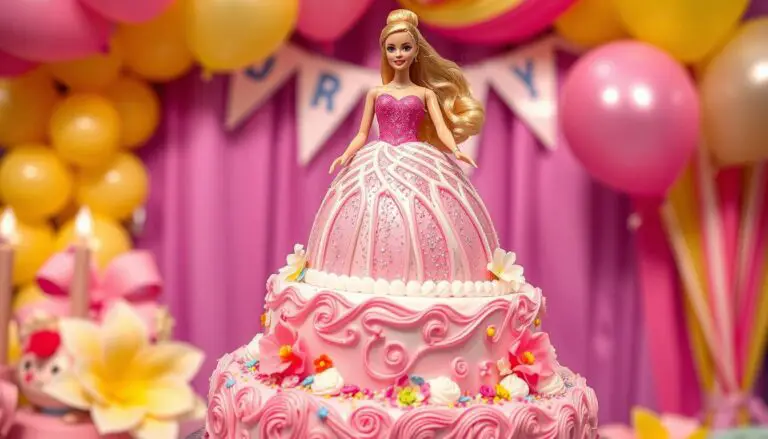 barbie in the cake