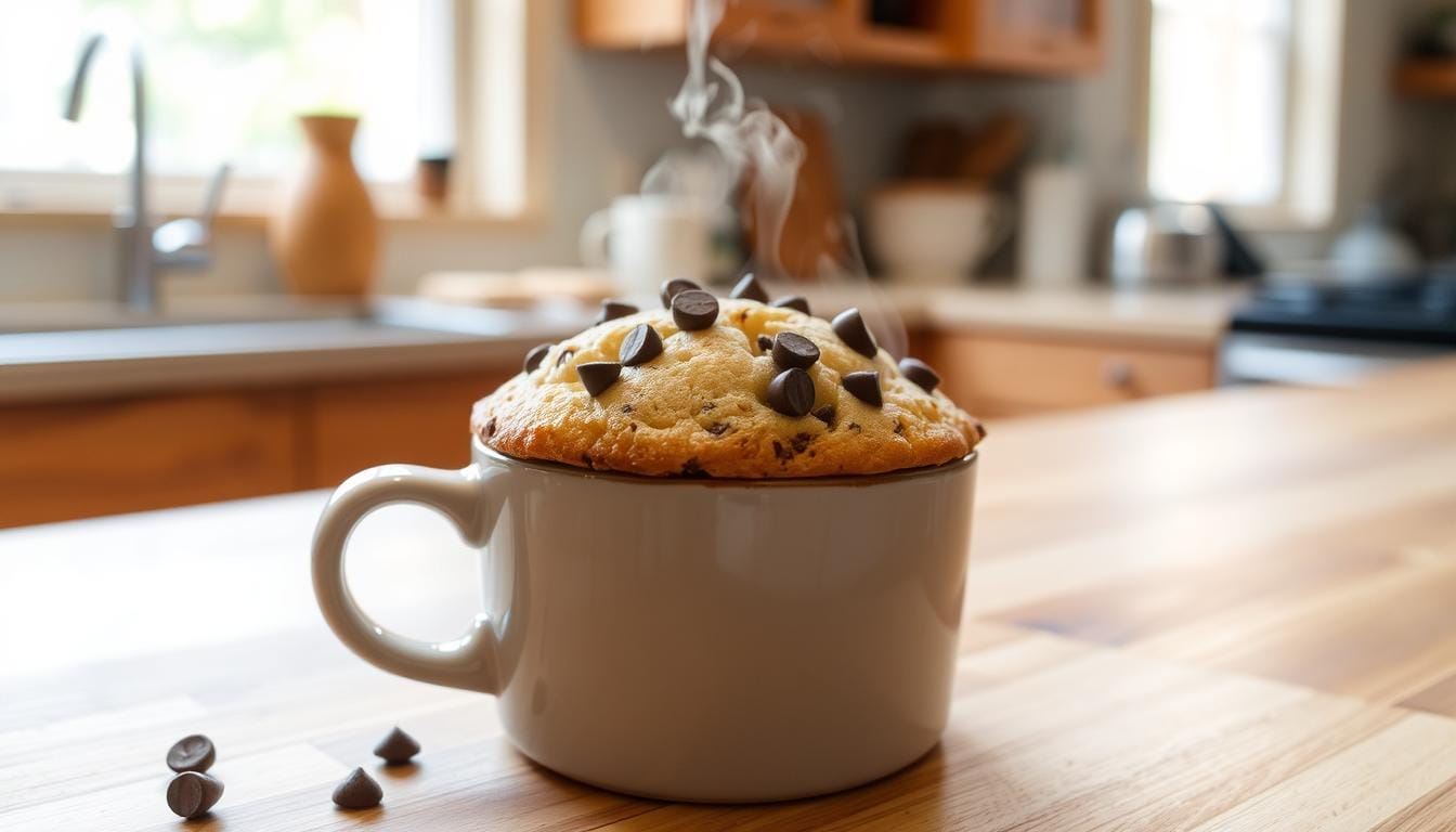 chocolate chip mug cake