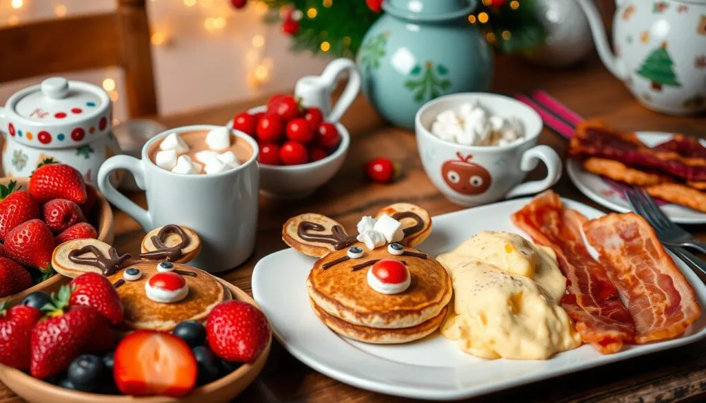 festive breakfast spread