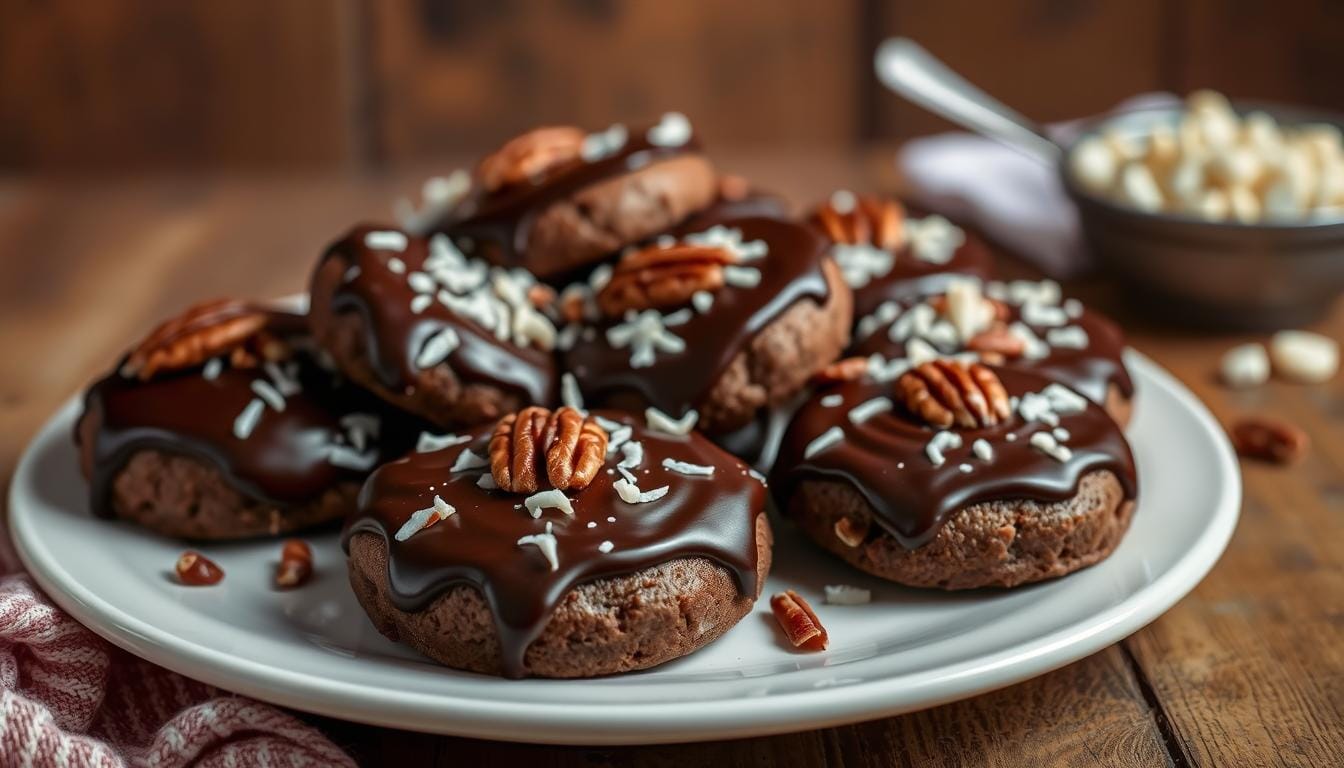 german chocolate cake cookies