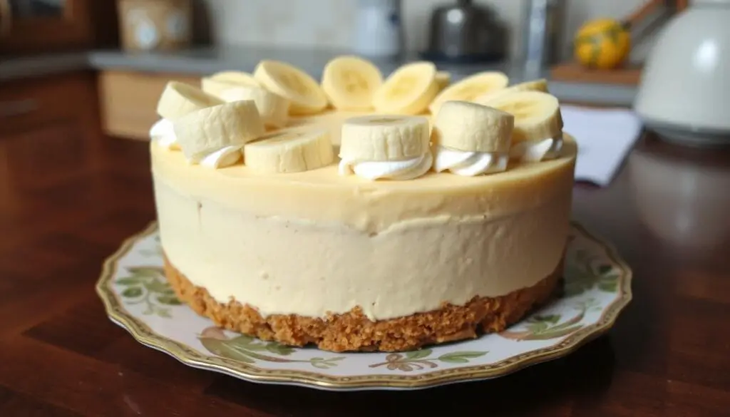 no-bake banana pudding cheesecake