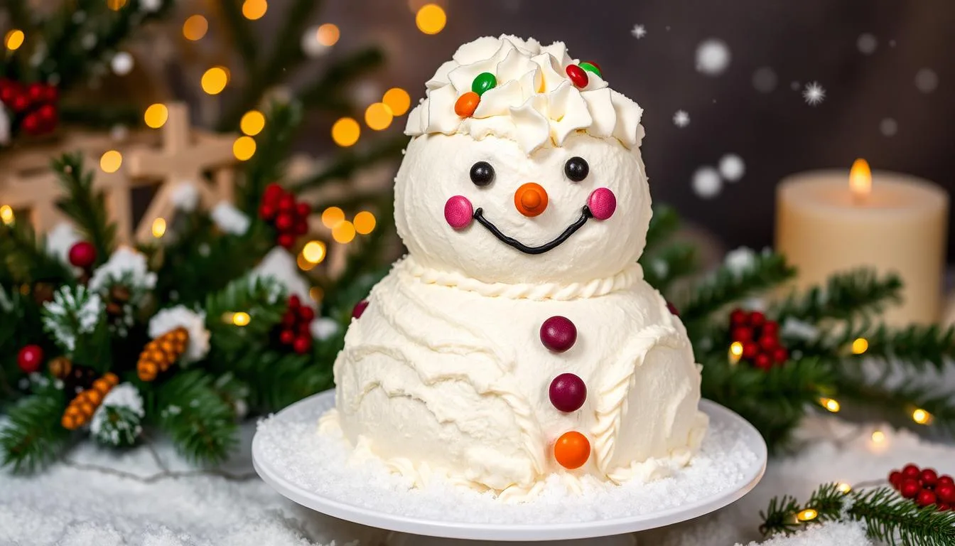 Snowman Cake