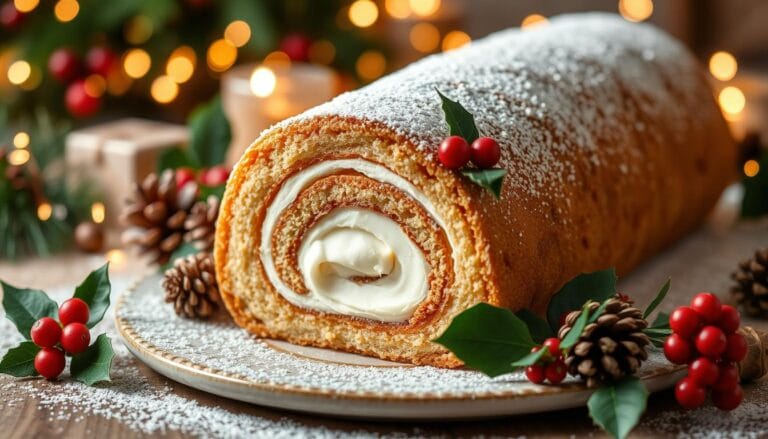 christmas roll cake