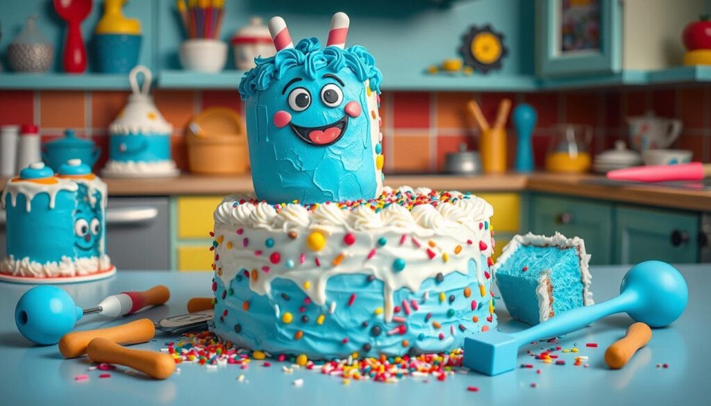 Bluey Character Cake Troubleshooting