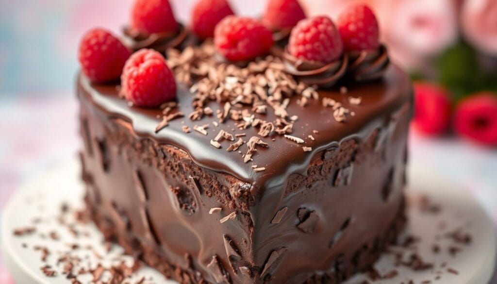 Chocolate Ganache Heart Cake Filling