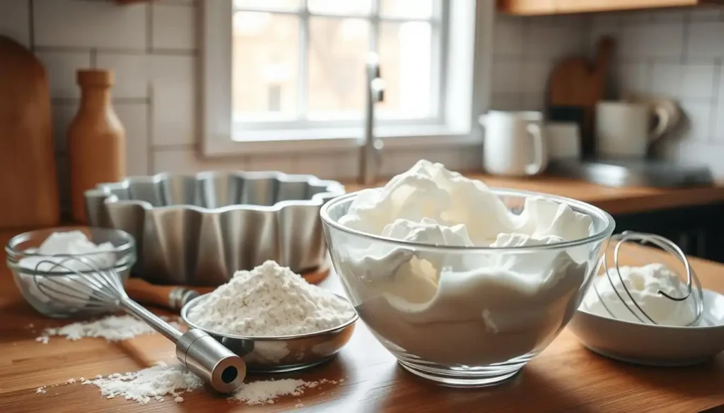 Egg White Bundt Cake Preparation