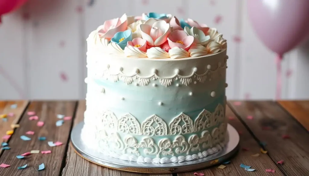 Gender Reveal Cake Decoration Techniques