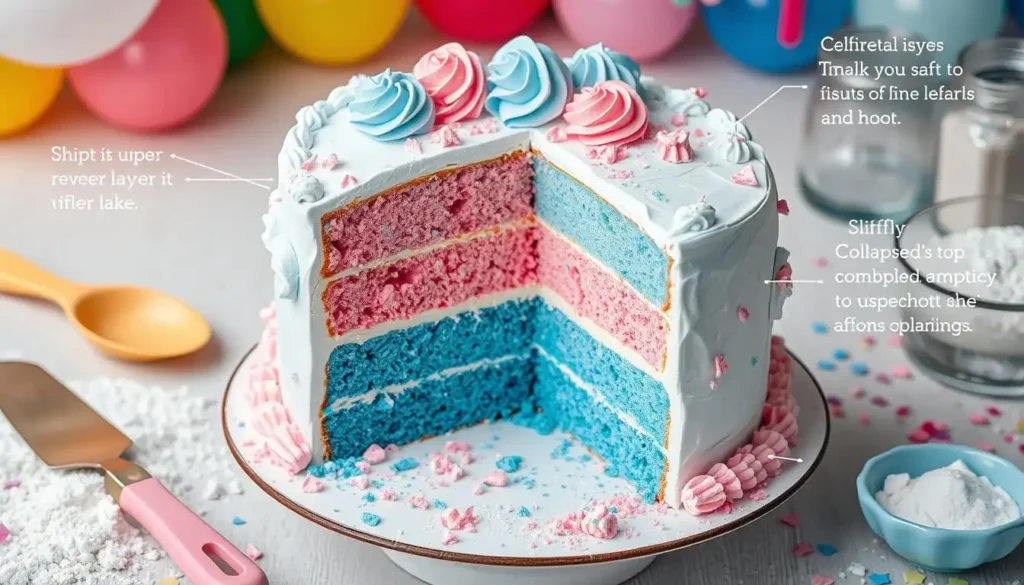 Gender Reveal Cake Troubleshooting