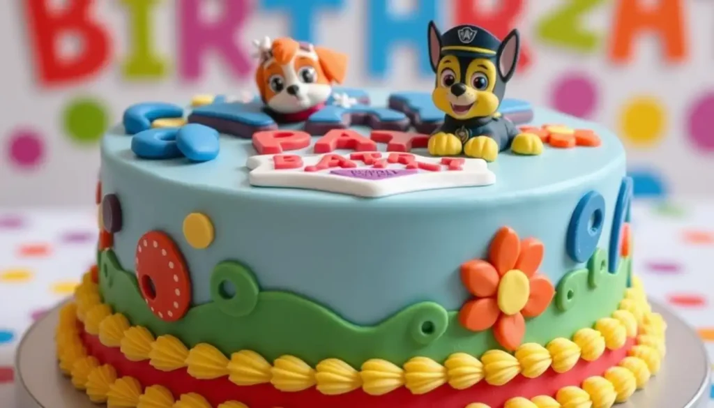 Paw Patrol Cake Fondant Techniques