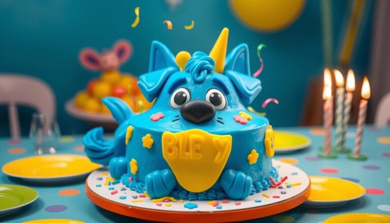 bluey cake