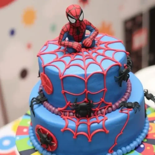 spiderman cake