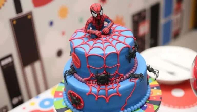 spiderman cake